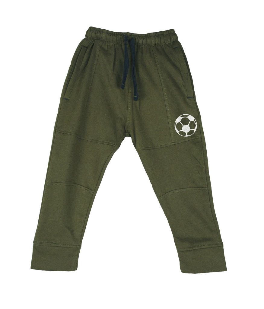 Trackpants: Shop Online Boys OLIVE Cotton Blend Trackpants Online -  Cliths.com